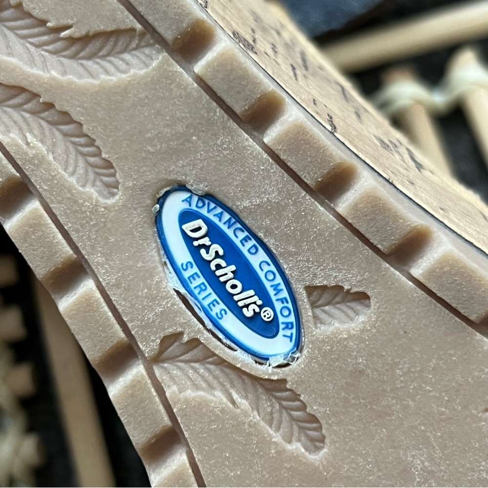 Dr Scholl’s Brown Wedge Sandals Sz 9.5 - Picture 10 of 10